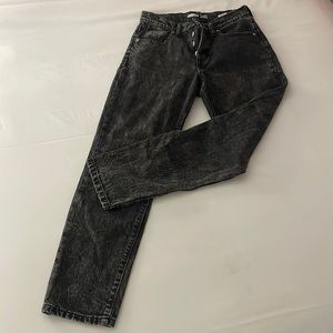 Old Navy- OG straight high rise jeans - size 14 - black denim